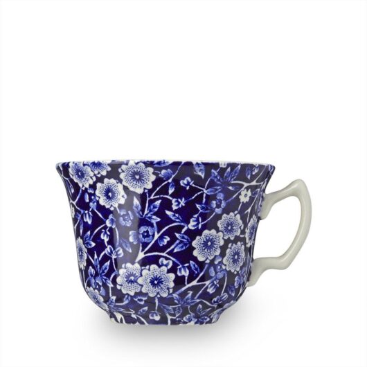 Blue Calico Teacup 187ml/0.33pt Seconds