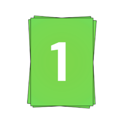A4 Sheet Labels, 1 Per Sheet, Green, Permanent, 210mm x 296mm