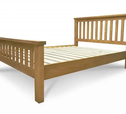 Archers Langdale Pine Wooden Bed Frame - 4ft6 Double