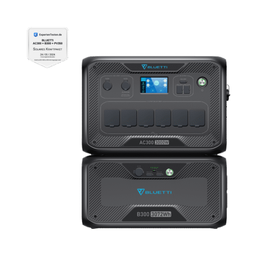 BLUETTI AC300 + B300 Home Battery Backup | 3,000W 3,072Wh, AC300 Inverter | 3000W B300 Required. / B300 | 3072Wh Expansion Battery