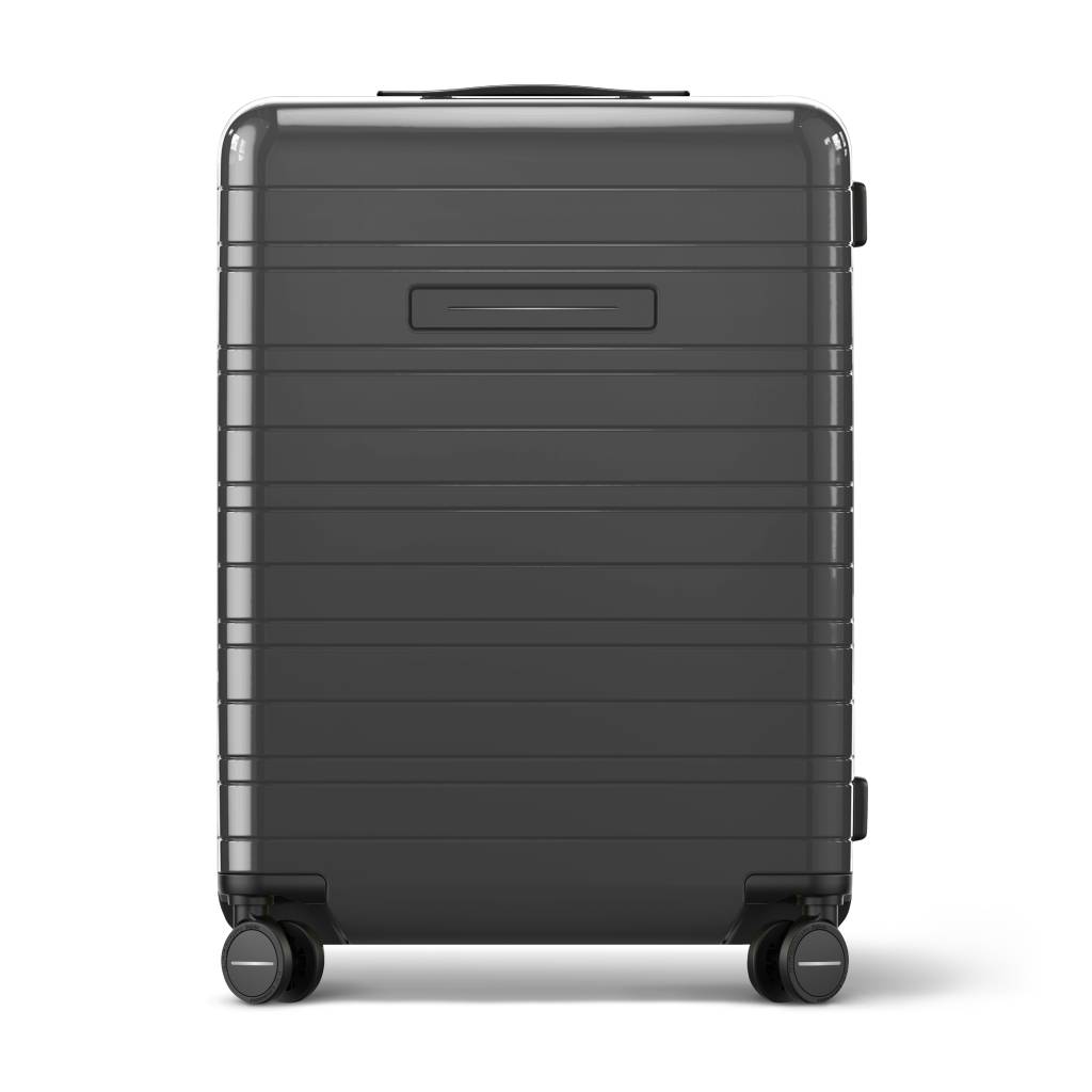 Horizn Studios Check-In Luggage H6 in Glossy Graphite Vegan Hard