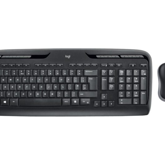 Logitech Wireless Combo MK330 - keyboard and mouse set - UK - black Input Device