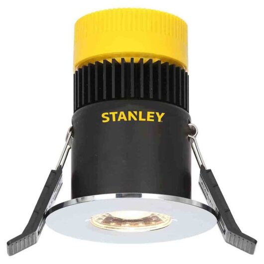 Stanley Narva IP65 Fire Rated Fixed LED Downlighter - Chrome